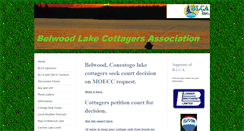 Desktop Screenshot of belwoodlake.com